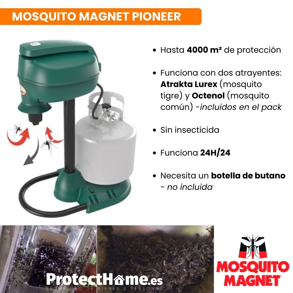 antimosquitos exterior Pioneer caracteristicas