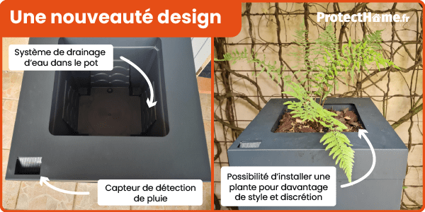 Jardinière design borne anti moustique ma boite à moustique